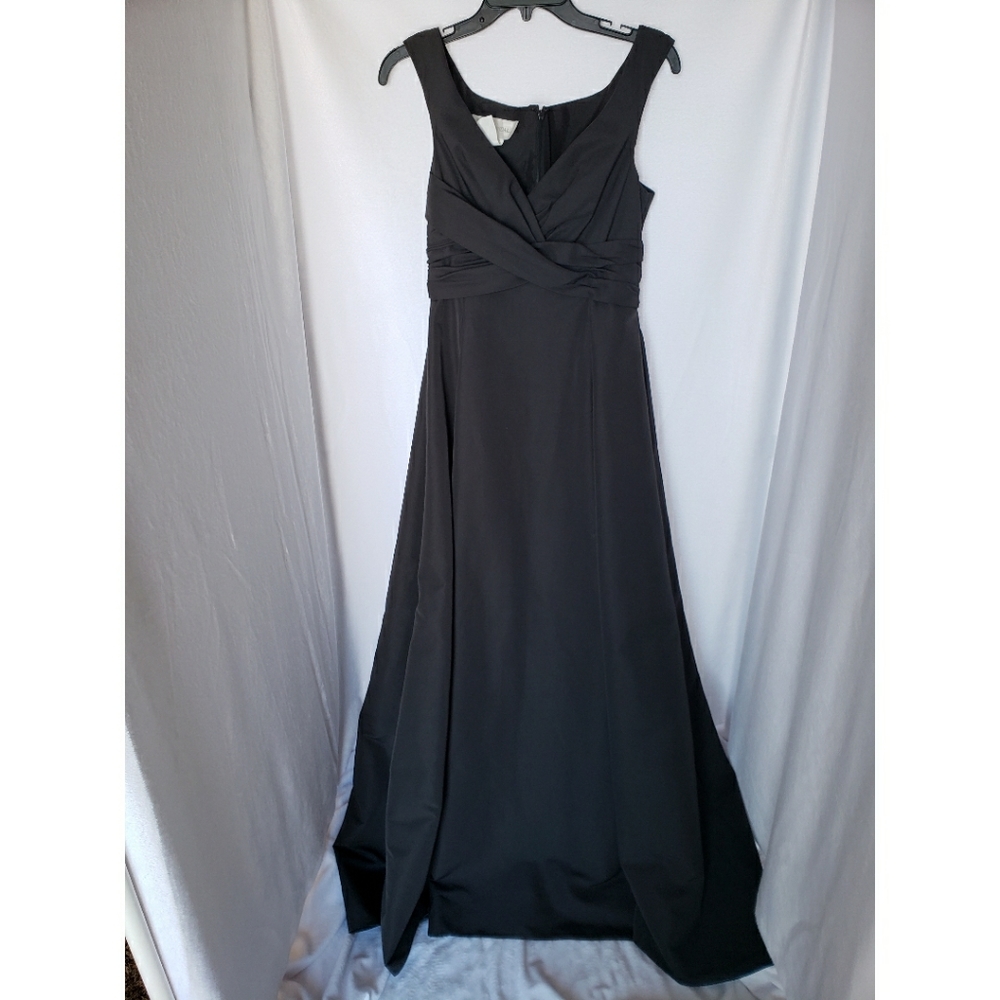 David's Bridal bridesmaid dress black sz 8